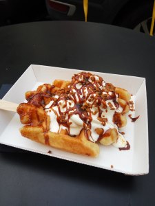 Gaufre au caramel au beurre salé